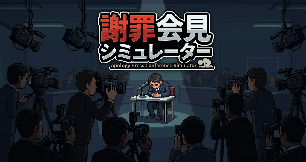 謝罪会見シミュレーター OGP